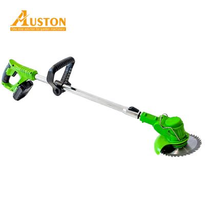 China Anti-skid Logo Brush Cutter Custom Garden Machine Lithium Battery Grass Trimmer for sale