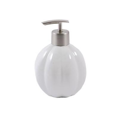 China Sustainable Factory Direct Wholesale Bathroom Accessories: Porcelain Bathroom Accessory - Elegant Liquid Soap Dispenser for Modern Bathrooms for sale