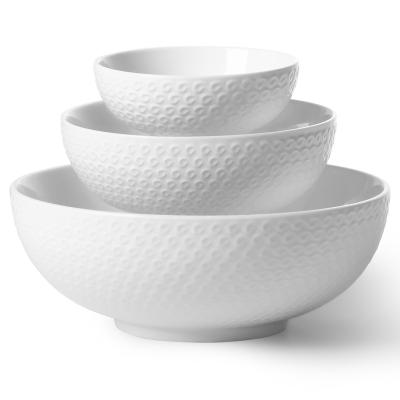 China Sustainable Wholesale Tableware Porcelain Bowls Kitchen Tableware Cereal Snacks Soup Bowl for Restaurants, Hotels, E-commerce for sale