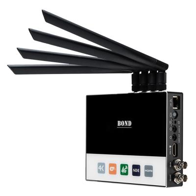 China Live Streaming Haiwei H.265 H.264 HEVC HDMI and IDS to IP Encoder Live Streaming Video Encoder 3 Sim Cards Bond 4G WIFI Multilink 4K ABR for sale