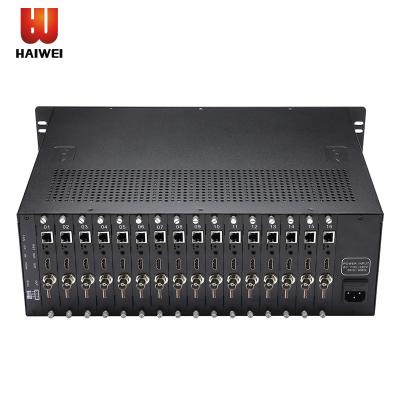 China IPTV OTT System Total Solution HAIWEI DR316 H.265 H.264 4K@60 16CH HDMI Decoder with 1Port BNC/CVBS/RS485 AUDIO Output Support UDP RTP PP SRT RTMP RTSP for sale