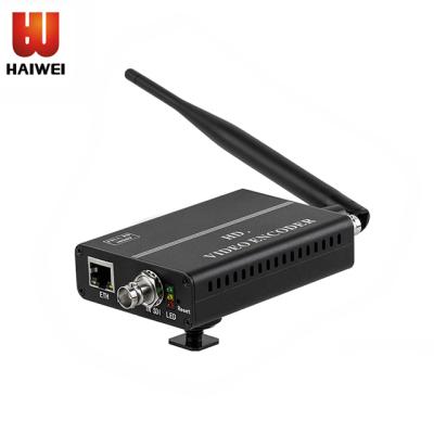 China IPTV Haiwei H8114M Portable MINI Live Show Encoder IPTV HD H264 IDS to IP Encoder with WIFI Battery for sale