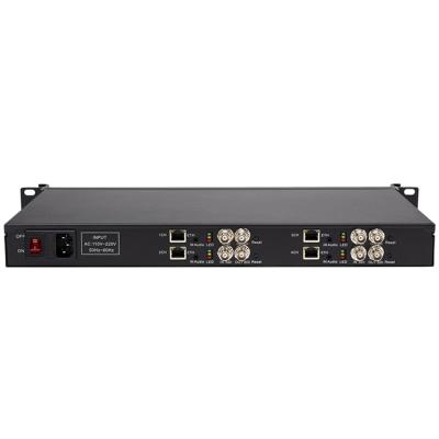 China IPTV Video Conferencing Live Stream// Hotel TV Video Encoder H.265 H.264 Video Encoder 4 Channel SDI Input and Output iptv digital video encoder for sale