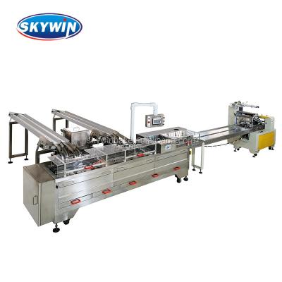 China Flour Mill Skywin Cream Biscuit Biscuit Machine | Sandwich Biscuit Machine for sale