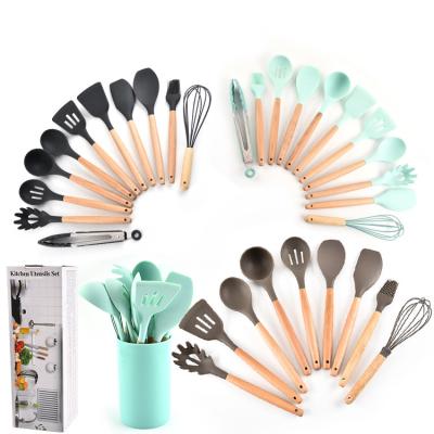 China Amazon Sustainable Hot Sale For Kitchen Use With Handle Kitchen Utensils Cookware Set Kitchen Tool Kit for sale