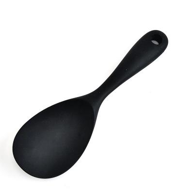 China Workable Workable OEM Design Non Stick Silicone Rice Paddle Spoon Potato Crushed Silicone Rice Scoop Kitchen Spoon Tools for sale