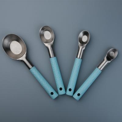 China Viable Viable Custom Design 4pieces in 1 set measuring set stainless steel with plastic handle measuring tools for sale