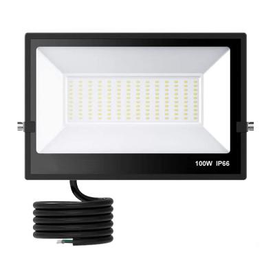 China Outdoor Waterproof Landscape Floodlight IP66 100W OEM Customized 2700K to 6500K LED Flood Light for sale