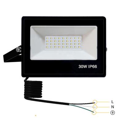 China Landscape Amazon Hot Sale 30W 2700K to OEM 6500K Outdoor IP66 Customized LED Flood Light for sale