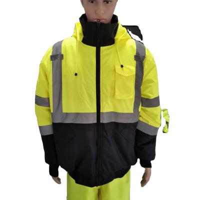 China Water Proof YG Safety Water Proof Winter ANSI/ISEA Reflective Jacket for sale