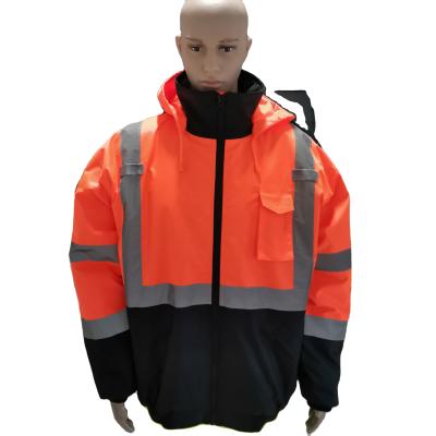 China Water Proof YG Safety Water Proof Reflective Jacket ANSI/ISEA for sale