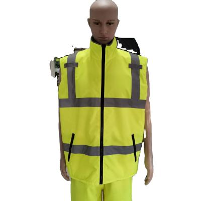 China Water Proof YG Safety Reflective Clothing Cotton Padded Jacket Reversible ANSI Standard 107-2020 for sale