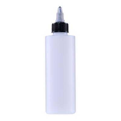 China 200ml Food Extrusion Salad White Soft PE Plastic Ketchup Bottle for sale