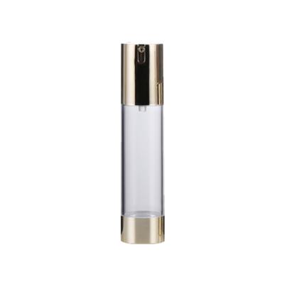 China 50ml Cosmetic Face Cream Plastic Airless Pump Type Cosmetic Pump Bottle for sale