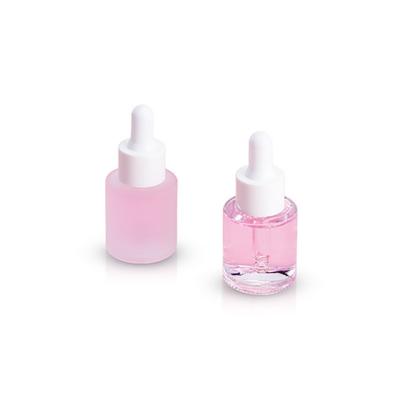 China 20ml Cosmetic Essential Oil Cosmetic Glass Bottle With Dropper for sale