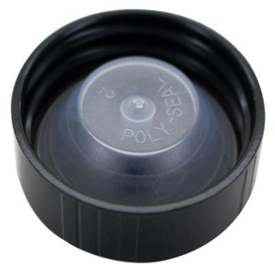 China 38/400 Poly Seal Gasket Black Bakelite Reusable Screw Cap For Boston Bottle for sale