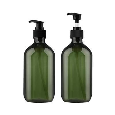 China 500ml Plastic Empty Shampoo Bottle Eco - Friendly With Pump Spray Cap for sale