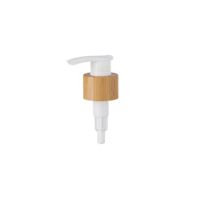 China 24/410 reusable high quality popular natural bamboo lotion pump for sale