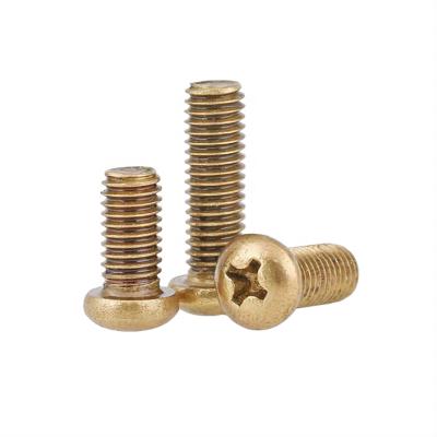 China Brass Pan Small Pan Head Machine Screw Cross Type for sale