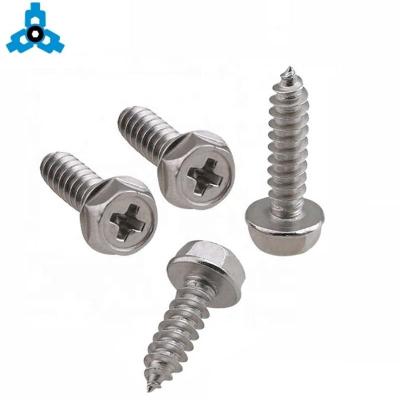 China Wholesale Stainless HEX Metal Self Tapping Screws For Aluminum for sale