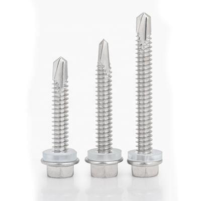 China HEX Drilling Screw 316/304 Stainless Steel External Hex Self Tapping Self Tapping Dovetail Screw for sale