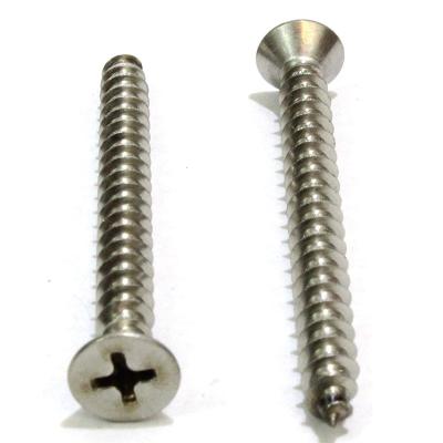 China Pan Phillips Countersunk Flat Head Stainless Steel Wood Screw OEM Stock Support for sale