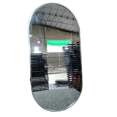 China Customized Magnifying Round Wall Mirror Frame Family Hotel Metal Aluminum Alloy Frame Full Length Wall Mounted Mirror for sale