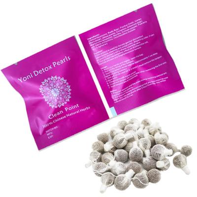 China Health care Vaginal Cleaning Endocrinal Balance female yoni beads brand free wholesale natural herbs factory direct support price organic yoni detox pearl for sale