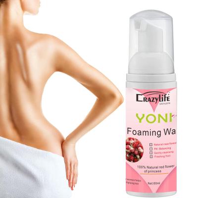 China Daily female hygiene care; anti bacteria wash foam 60ml female hygiene wash strawberry yoni wash for sale