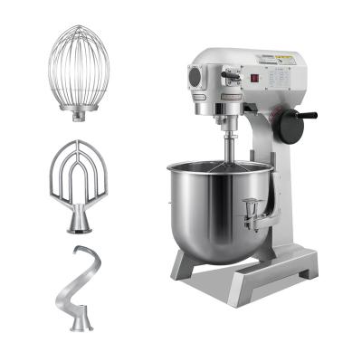 China Electric Cake Mixer Dough Mixer 10l 15l 20l 30l Egg Beater Ejector Knob Food Flour Cream Mixer Bread Bakery Equipment Machine Stand Commercial for sale