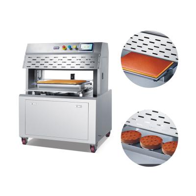 China Mooncake SS 304 Cutters Stainless Tooth Shaped Laser Cutters Muffin Cakes Mousse Cake Ultrasonic Cutting Machine for sale