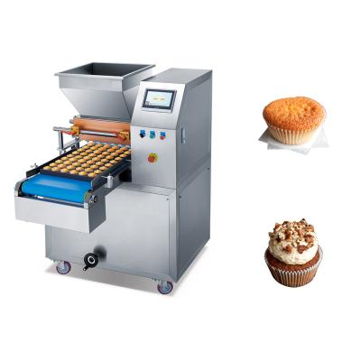 China Automatic Mooncake Biscuit Cookie Encrusting Tray Arranging Machine Muffin Cupcake Making Machine for sale