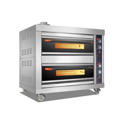 China Traditional Professional Commercial Multifunctional Bakery Equipment Kitchen Bread Pizza Baking Cake Baking Gas Electric Oven for sale