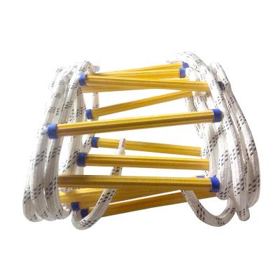 China Folding Ladders Nylon Non Slip Soft Climbing Rope Ladder Escape Emergency for sale