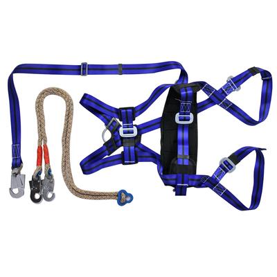 China High tenacity polyester webbing occupational safety belt to prevent falling during high altitude operation for sale