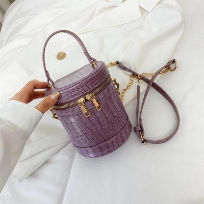 China Wholesale famous brands fashion handbags vintage designer PU leather bucket bags purses and handbags for women 2021 for sale