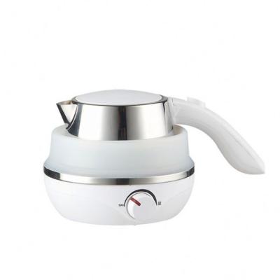 China Factory Price High Quality White Electric Low Rotation 360 Degree Automatic Shut-Off Folding Kettle for sale