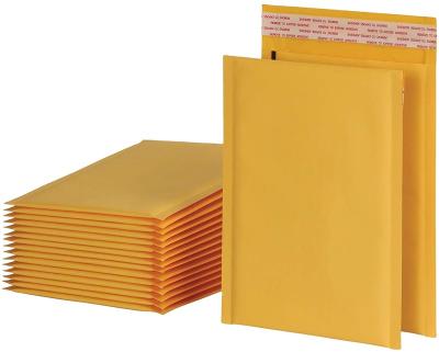 China Self Seal Waterproof Padded Mailing Envelopes 10.5x16 Inch Waterproof Cushioned Bubble Kraft Mailer Padded Mailers for sale