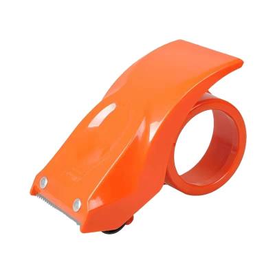 China 2 Inch Easy Portable Packing Tape Gun Dispenser Activated Automatic Industrial Tape Cutter Dispenser Packing Metal Tape Cutter for sale