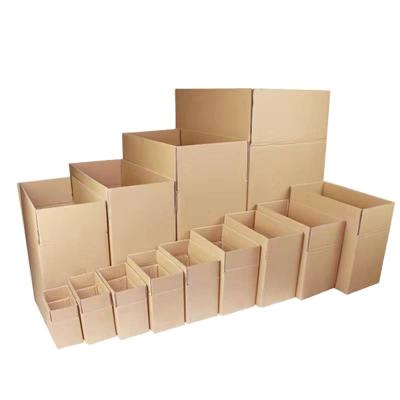 China Recycled Materials Recycled Clothing Boxes Moving Cardboard Standard Shipping Boxes With Custom Logo Printing Small Cardboard Boxes for sale