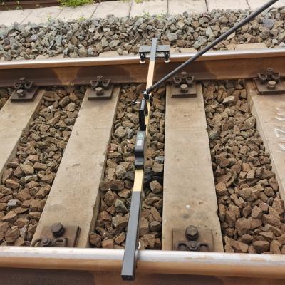 China Railway Portable Track Gauge Superelevation Gauge Trolley Rolling Gauge For Track Maintenance And Measurement for sale