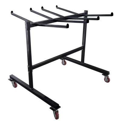 China Disassembled High Warehouse Double Height 2 Tiers Hanging Folding Chair Trolley for sale