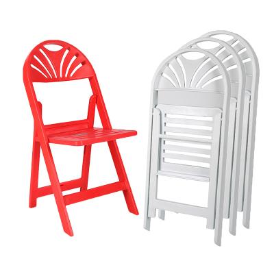 China Modern Factory Price America Resin Folding Padded White Chair For Event And Weddings Rental for sale