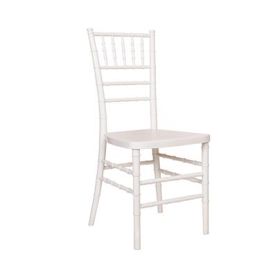 China Wholesale one piece white resin chiavari chair from modern china supplier for sale