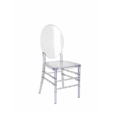 China Lowest Price Modern Stackable Clear Acrylic Events Wedding Crystal Pc Dining Ghost Chair Clear for sale