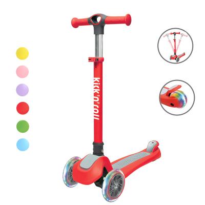 China Wholesale Plastic 3 Wheel Scooter With Ignition Wheels 4 Size Adjustable Kick Scooter For Kids for sale