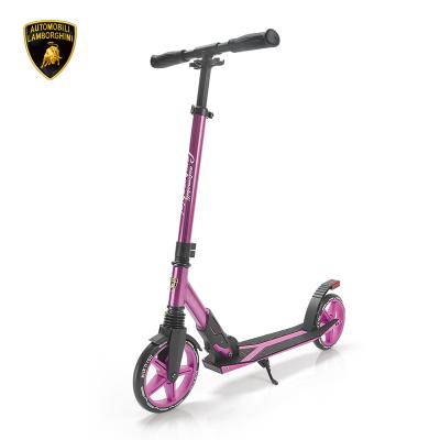 China Youth Licensed Lamborghini Portable Kick Scooter With 5 Height Adjustable For Age 8+ for sale