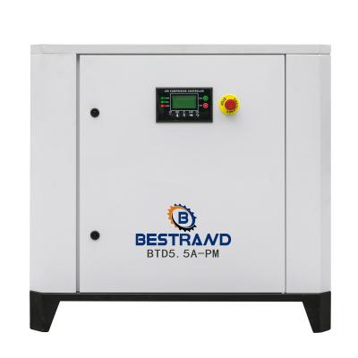 China BESTRAND Lubricated Oil-inject permanent magnet screw air compressor BTD5.5A PM. for sale