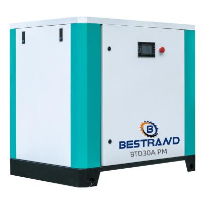 China BESTRAND Lubricated Oil-inject permanent magnet screw air compressor BTD30A PM. for sale