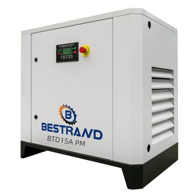 China BESTRAND Lubricated Oil-inject permanent magnet screw air compressor BTD15A PM. for sale